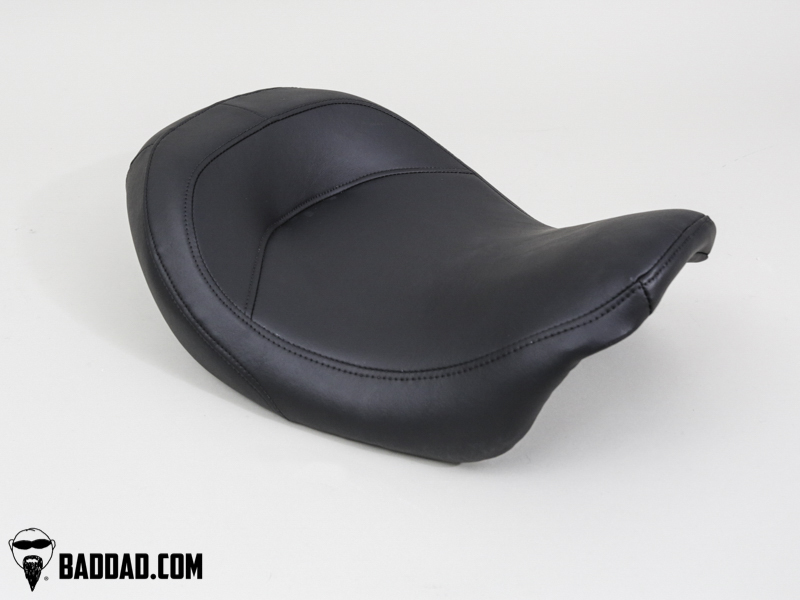 Smooth Solo Bagger Seat with Passenger Option | Bad Dad | Custom