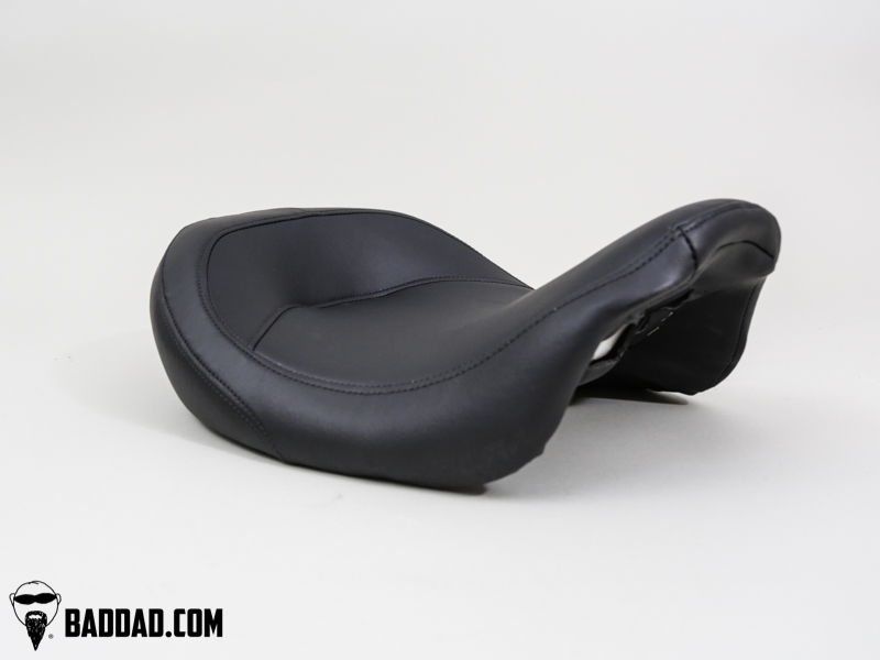 Smooth Solo Bagger Seat with Passenger Option | Bad Dad | Custom