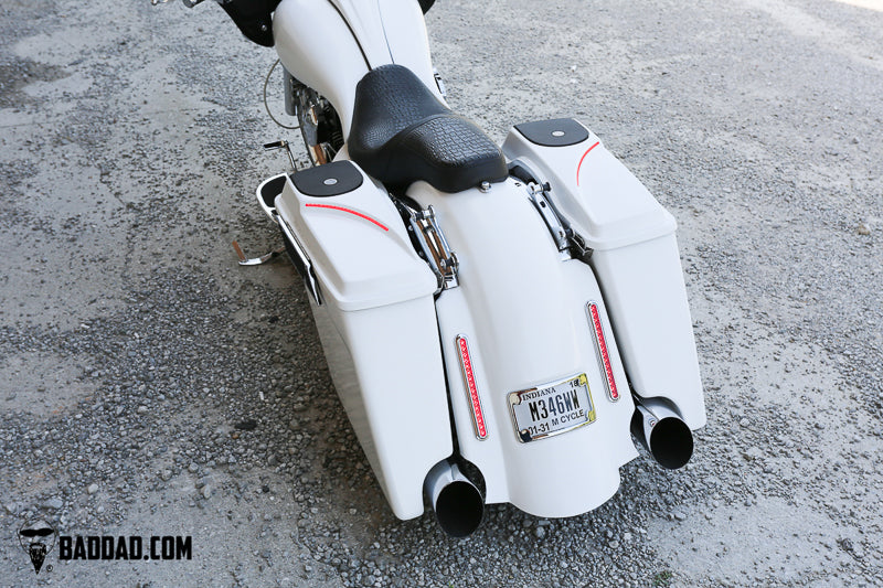 Audio Stretched Saddlebags for 1993-2013