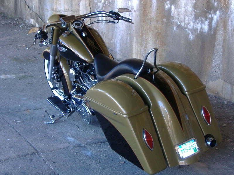 Softail Bagger Fender with Recess