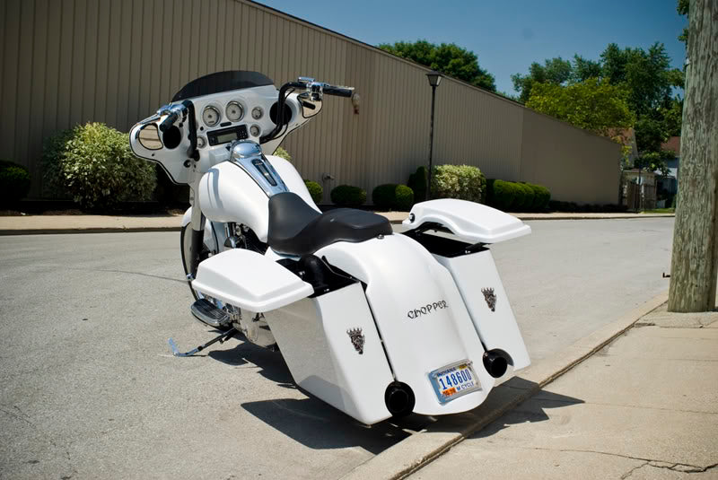 Bagger Rear Fender with Recess