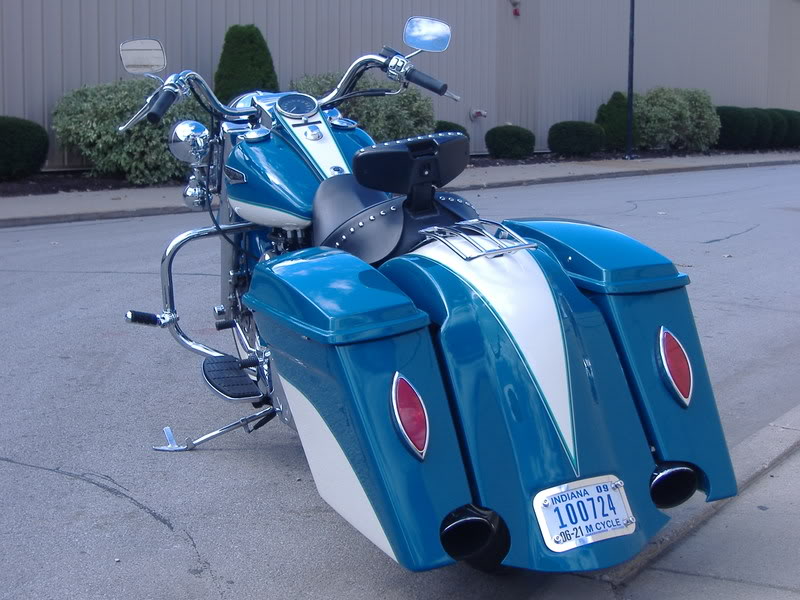 Bagger Rear Fender with Recess