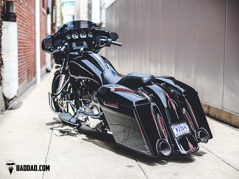 Audio Stretched Saddlebags for 2014+