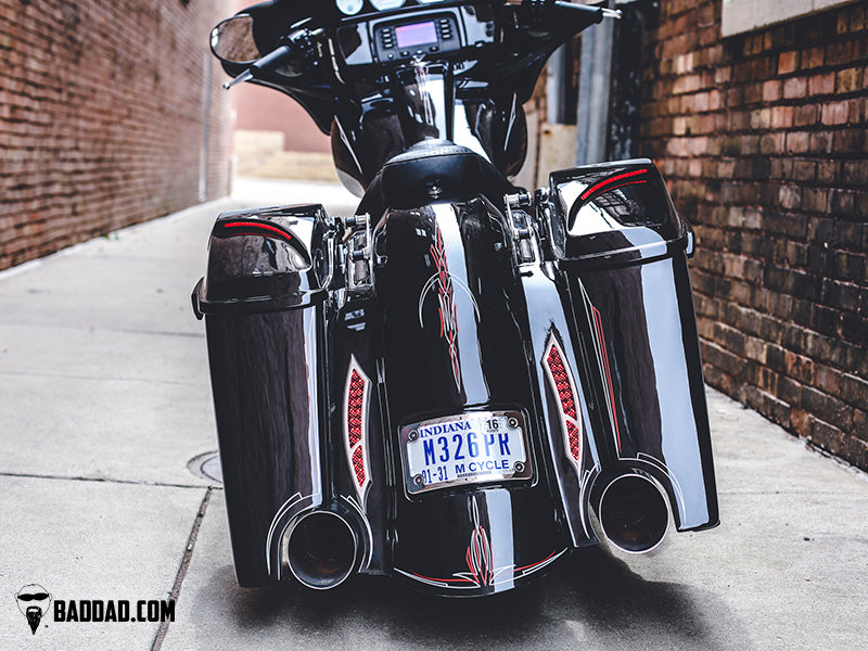 Audio Stretched Saddlebags for 2014+