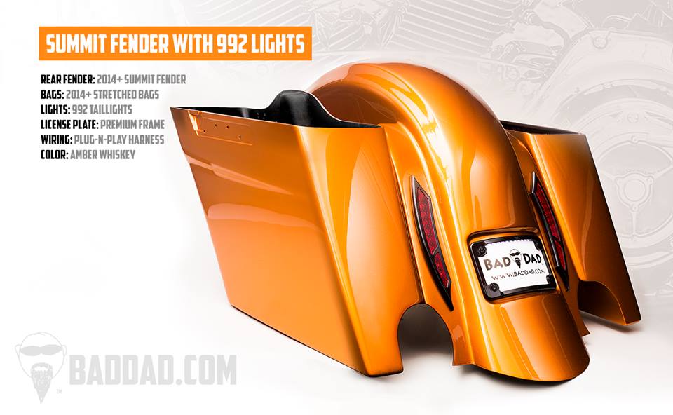 Summit Fender with Surface Lights & Bag Kit