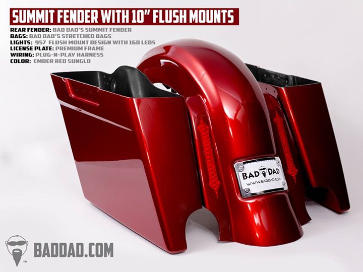 Summit Fender with Flush Mount Lights & Bag Kit