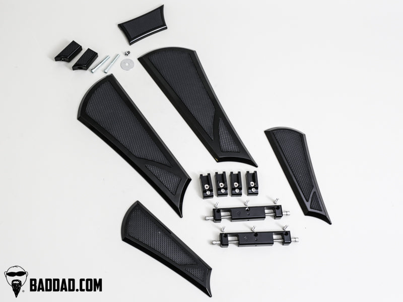 Floorboard Kit: Street Boards with Passenger Boards