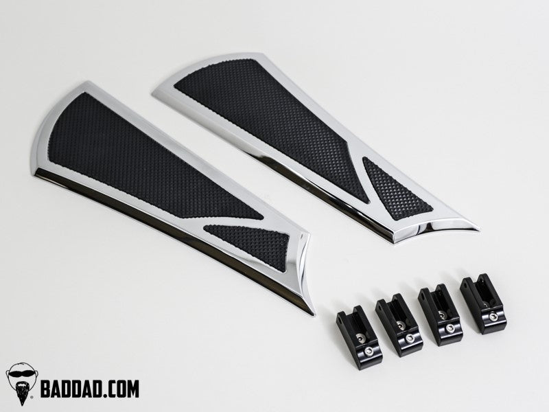 Floorboard Kit: Street Boards with Passenger Pegs