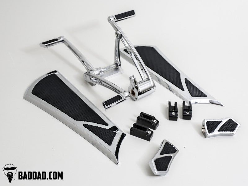 Forward Controls with Heel-Toe & Street Series Floorboards Kit