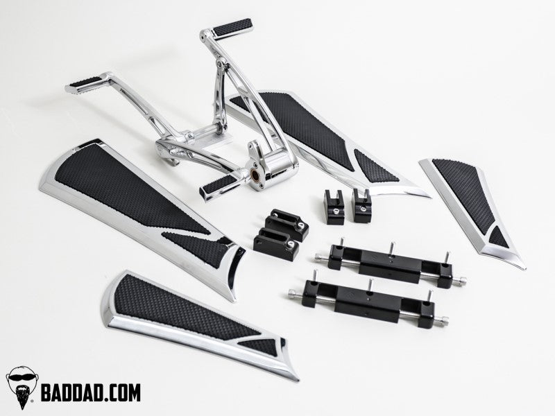 Forward Controls with Heel-Toe & Street Series Floorboards Kit