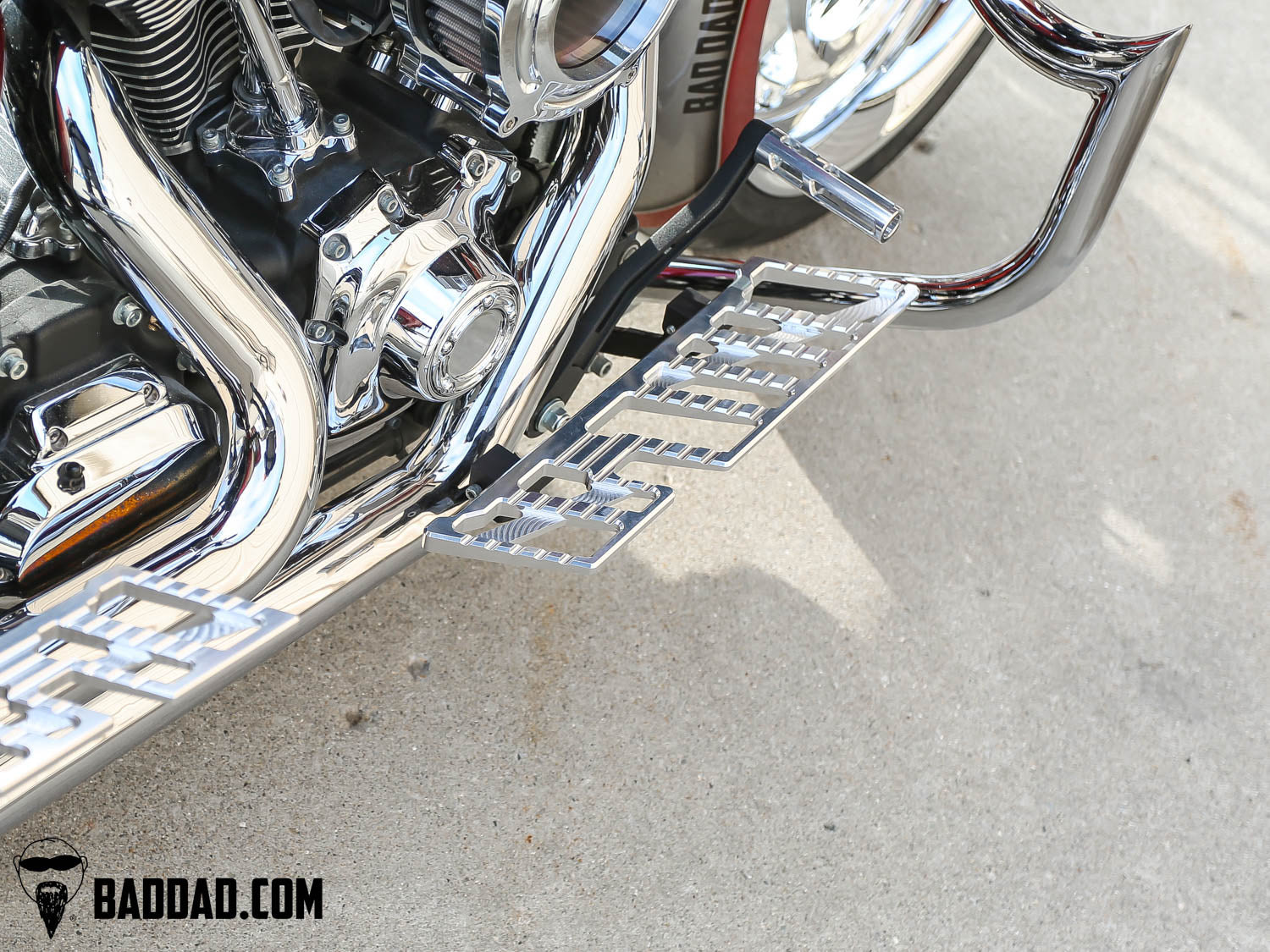 Bagger custom floorboard