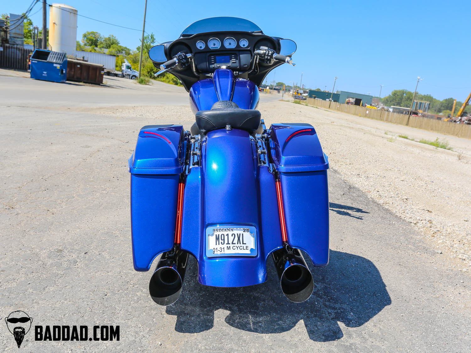 Race Series Fender with Bagger Strips & Paint