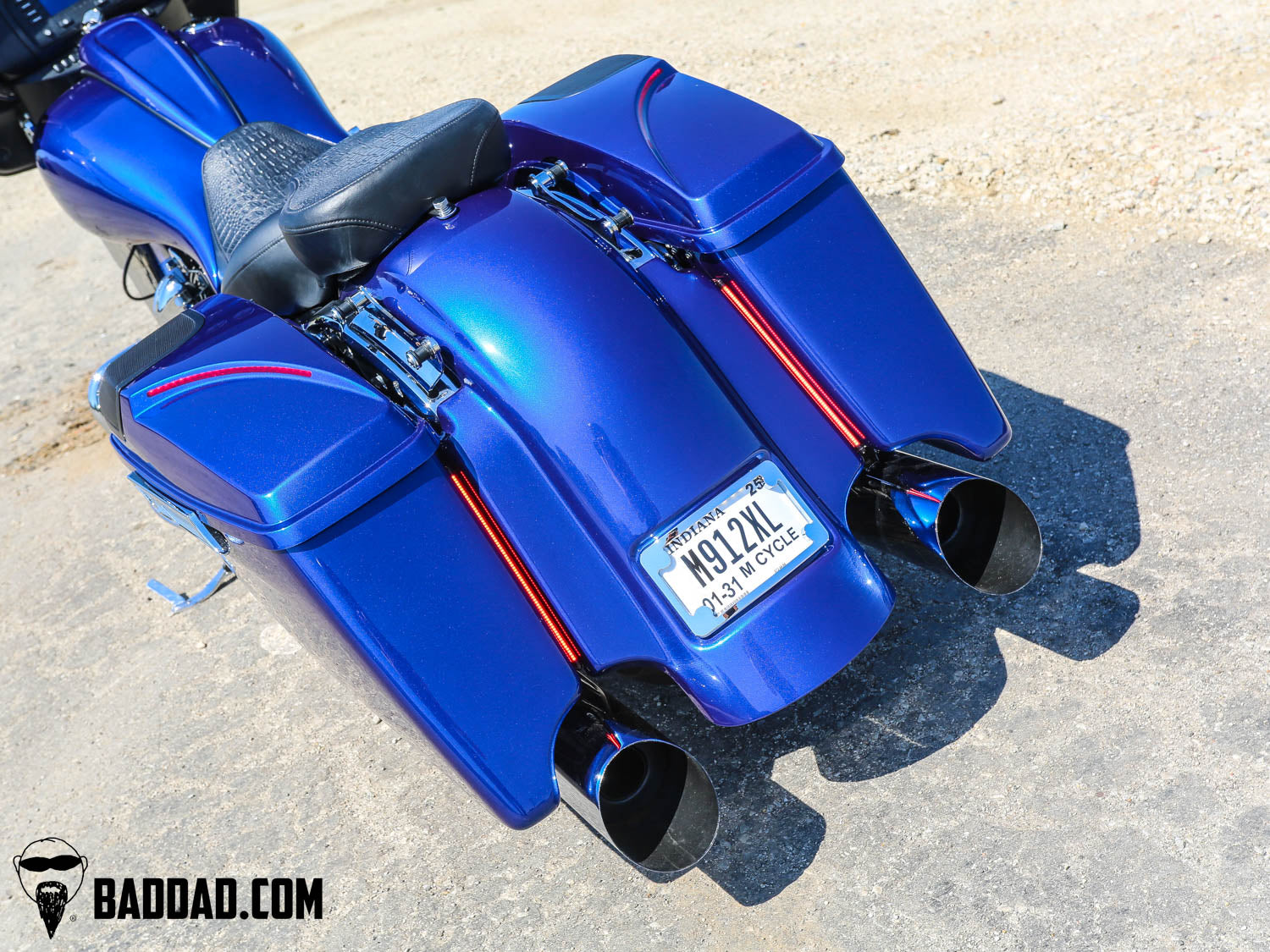 Race Series Fender with Bagger Strips & Paint