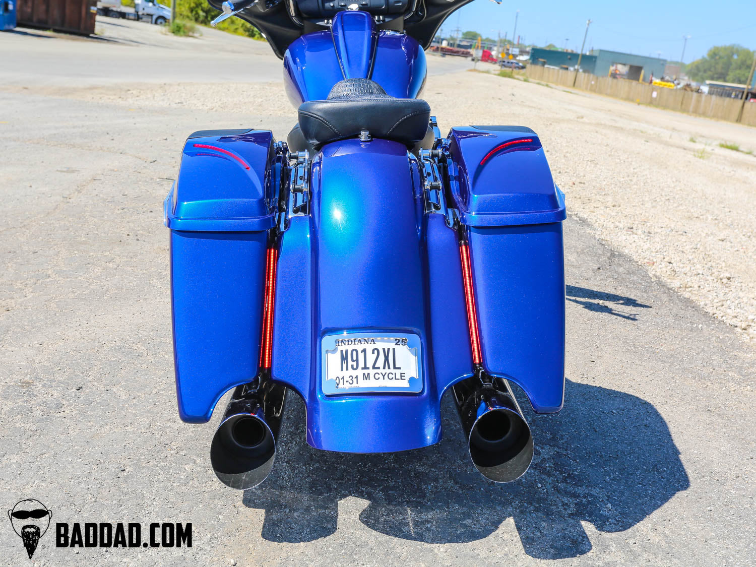 Race Series Fender with Bagger Strips & Paint