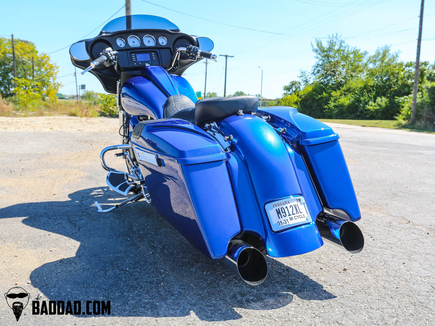 Race Series Fender with Bagger Strips & Paint